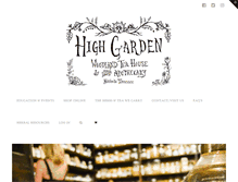 Tablet Screenshot of highgardentea.com